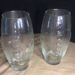 2 Football Glasses  